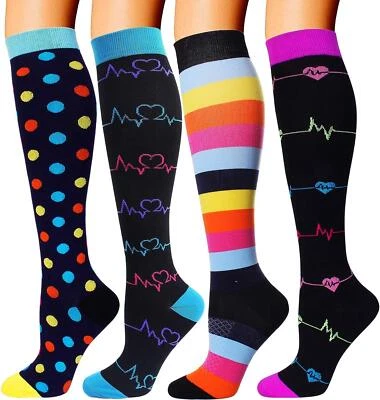 Kompressionsstrümpfe Kompressionssocken Bunt Thrombosestrümpfe compressio Herren - Bild 1 von 4