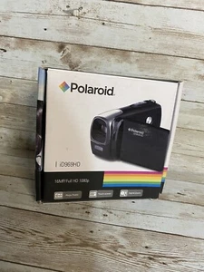 Polaroid Camera Id969HD 16MP/ Full HD 1080p BLACK TESTED WORKING ORIGINAL Box - Picture 1 of 10