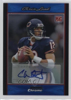 2007 Bowman Chrome Rookie Auto Blue Refractor /75 Chris Leak #BC64 Auto RC - Image 1 of 2