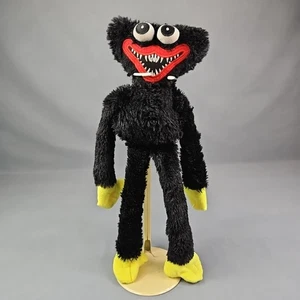 Poppy Playtime SCHWARZ Huggy Wuggy Plüschtier Stofftier Monster 15 Zoll mit verbundenen Händen! - Bild 1 von 9