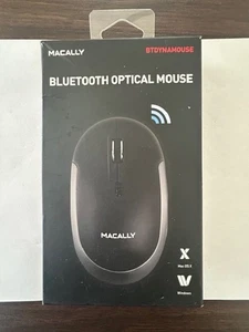 Macally Bluetooth Optical Quiet Click Mouse BTDYNAMOUSE New - Picture 1 of 5