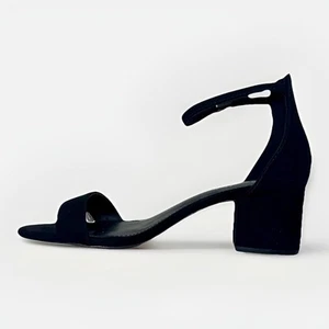 Women's Low Block Heel Ankle Strap Open Toe Party Dress Pumps Size 6W - Picture 1 of 10