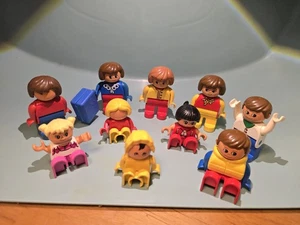 Lego Duplo 4 Frauen und 6 Kinder Figuren KONVOLUT - Bild 1 von 3