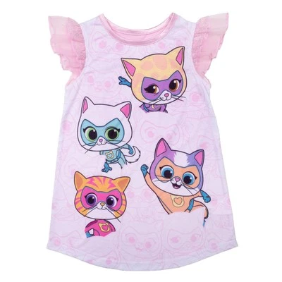 Camisón Disney Niñas, Pijama Suave y Lindo para Niños, Rosa, 4T Foto 1 de 2