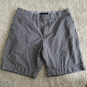 Tommy Hilfiger pantaloncino uomo piatto davanti taglia 35 blu bianco - Foto 1 di 8