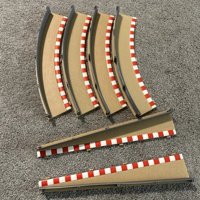 Scalextric Hornby Sport Slot Car Skid Track con riel protector Foto 1 de 4