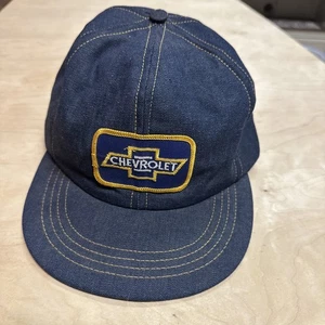 Parche Chevrolet Chevy Vintage Años 70 80 EE. UU. Denim Espuma Acolchada Camionero Snapback Sombrero - Imagen 1 de 6