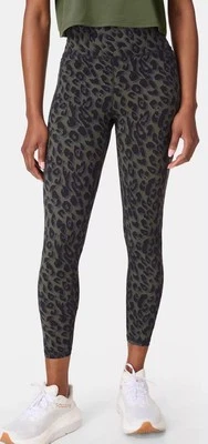 Sweaty Betty 7/8 Länge Zero Gravity Lauftights grün Leopardenmuster Medium - Bild 1 von 4