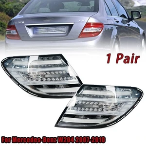 Pair For Mercedes-Benz W204 2007-2010 LED Taillights Reverse Lights Brake Lights - Picture 1 of 23