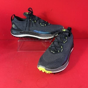 Steph Curry Golf Shoes Under Armour UA Charged Spikeless Black Ash Men’s 11.5 - Picture 1 of 8