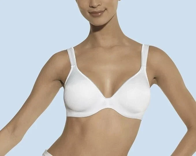 Nuevo con etiquetas Sujetador con aros Barely There blanco talla 34D curvas cómodas sin etiquetas #4364 Foto 1 de 1