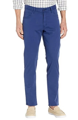 Robert Graham Мужская Seaton идеальный крой сплетенные брюки темно-синий размер 36 новый с Ярлыками $198 - Изображение 1 из 4