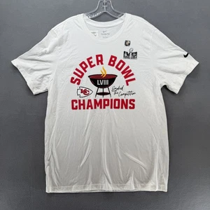 Nike Tee Shirt XL Kansas City Chiefs Super Bowl LVIII Champions Smoked Comp NFL - Picture 1 of 10