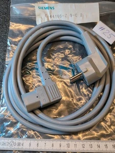 SIEMENS 2,2m PC STROMKABEL KALT- GERÄTEKABEL NETZKABEL GEWINKELT OVP NEU - Bild 1 von 4