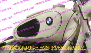 BMW R26 1956-60 R27 1960-1966 ACERO CREMA GASOLINA TANQUE/APTO PARA - Imagen 1 de 8