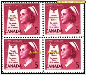 CANADA 1958 CANADIAN NURSE CARE MINT FACE 20 CENT MNH STAMP BLOCK SHIFTED ERROR - Picture 1 of 2