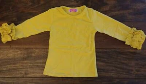 Mustard Yellow Ruffle Long Sleeve Shirt - Picture 1 of 1