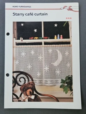 Starry Cafe Curtain to Crochet Pattern Quick & Easy Crochet - Image 1 of 3
