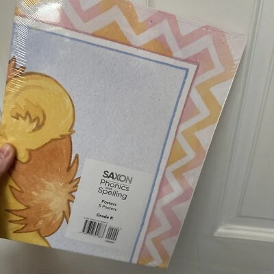 saxon phonics and spelling Kindergarten, POSTERS (5 Posters) (2022)Brand New - Image 1 of 3