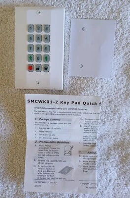 SMC Networks SMCWK01-Z Wireless Keypad P/N 752.9740NA Open Box - Image 1 of 4