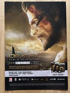 Deux EX Playstation 3 PS3 Xbox Juego Original Publicidad - Imagen 1 de 1