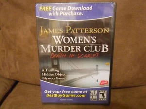 New Sealed James Patterson Womens Murder Club Death In Scarlet Mystery PC Game - Picture 1 of 2