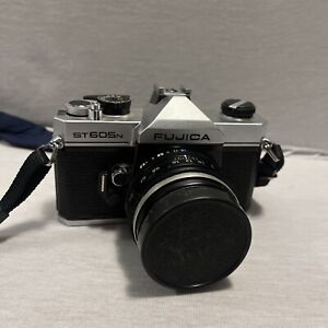 Used Fujica ST605 35mm Film SLR Camera with 50mm f/2.2 Lens