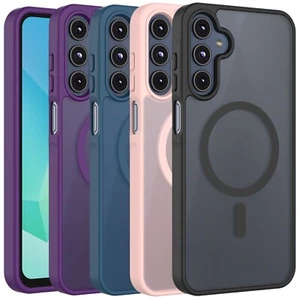 For Samsung Galaxy A16 5G Case, Phone Shockproof Cover Mag Safe + Tempered Glass - Picture 1 of 31