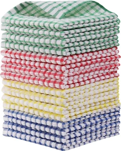 Egles 16 Packungen Küche Geschirrtücher 12X12 Zoll 100% Baumwolle Küche Geschirrtücher f - Bild 1 von 12