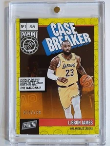 2021 The National Lebron James #CB11 CASE BREAKER /199 - Ready to Grade - Picture 1 of 3