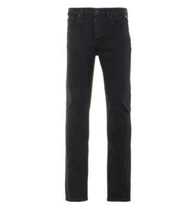 Pretty Green Erwood Calce Ajustado Jeans, Negro Blanar, Premium 12,5 oz algodón, Talla 30 S - Imagen 1 de 9