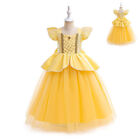 Girls Belle Princess Fancy Dress Up Costume Party Kid Cosplay Beauty Beast↑