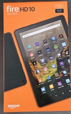 Amazon Fire HD 10 tablet 11th Generation 10.1" 1080p 32GB Black OCTA-CORE 3GB - Image 1 of 4