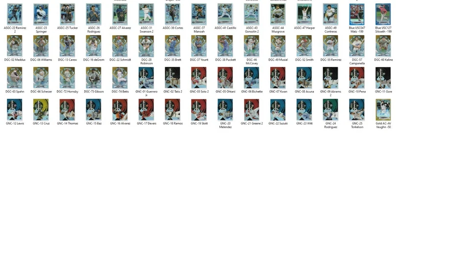 2022 Topps Chrome Update Inserts - Complete Your Sets - Image 1 of 1