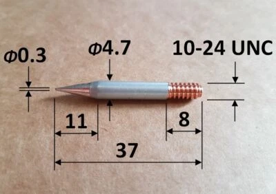 MT1 SLIM SMD Conical Soldering Iron Tip for Weller mod SP23/SP25 Soldering Irons