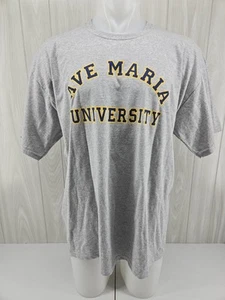AMU Ave Maria University Gildan T Shirt Gray Size XL - Picture 1 of 10