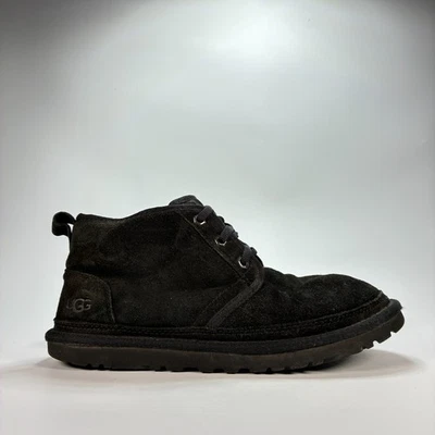 UGG Neumel Black Classic Suede Lace Up Desert Boot 3236 Youth Boys Size 7 - Image 1 of 4