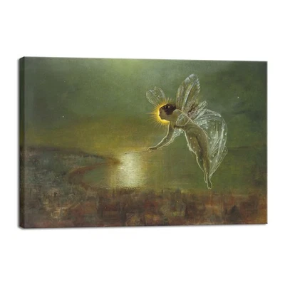 Холст гравюры дух ночи, 1879 Джон Аткинсон Гримшоу настенное искусство печать - Изображение 1 из 4