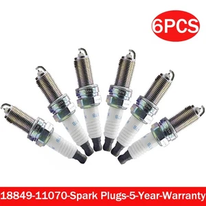 6x Spark Plugs For Hyundai '15-'21 SANTA FE, SONATA, TUSCON 18849 11070 - Picture 1 of 4
