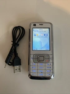 Téléphone vintage Nokia 6120 type RM-243 avec câble de charge rétro Nokia Cellphone - Photo 1 sur 4