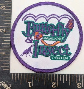 Schmetterling Pavillon & Insekt Mitte Patch - bestickt Bug & Butterfly Design - Bild 1 von 2