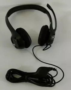 Logitech Wired Headphone H390 with Microphone USB In-Line Control (No Box) - Picture 1 of 2