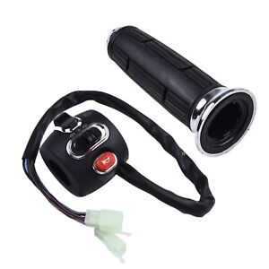 Universal Electric Vehicle Throttle Compatible with 12V 72V Systems Black Color