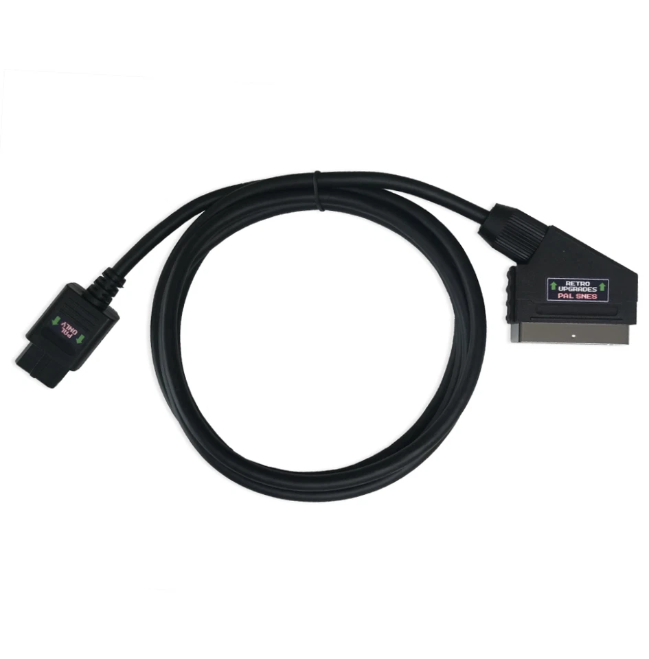 Super Nintendo SNES RGB SCART Cable PAL LUMA High Quality Shielded - Image 1 of 1