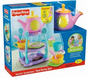 Fisher Price Servin Surprises Tea Party Set Tea for Two 2+ years Very Rare - Picture 1 of 10