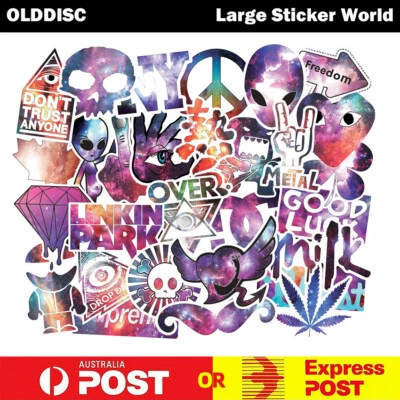 50pcs Star Galaxy Dream Anime Vinyl Stickers Snowboard Luggage Car Laptop Phone - image 1 of 4