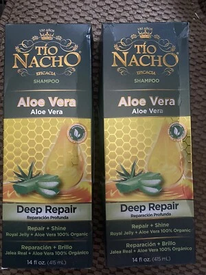2(Pk) Tio Nacho 芦荟深层修复洗发水,14 盎司 — 第 1/2 张图片
