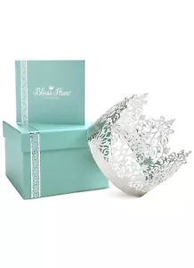Silver Crown Cake Topper for Birthdays, Weddings, Princess Themed Parties - Shin - Picture 1 of 2