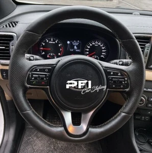 Lenkrad beziehen mit Leder für Kia Sportage 4 Bj. 2015-2021 NEU LEDER - PFI - Bild 1 von 6