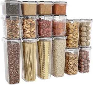 16PCS Airtight Food Storage Containers – BPA-Free Pantry & Kitchen Organizer - Picture 1 of 6
